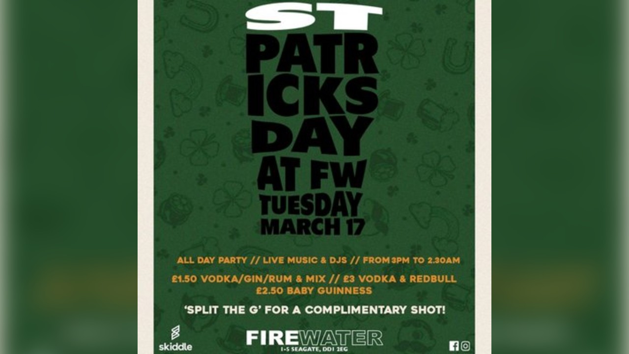 St Patrick's Day @ Firewater
