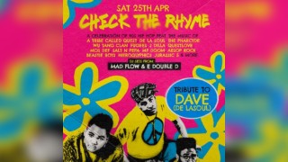 Check The Rhyme - A Night Of 90's Hip Hop