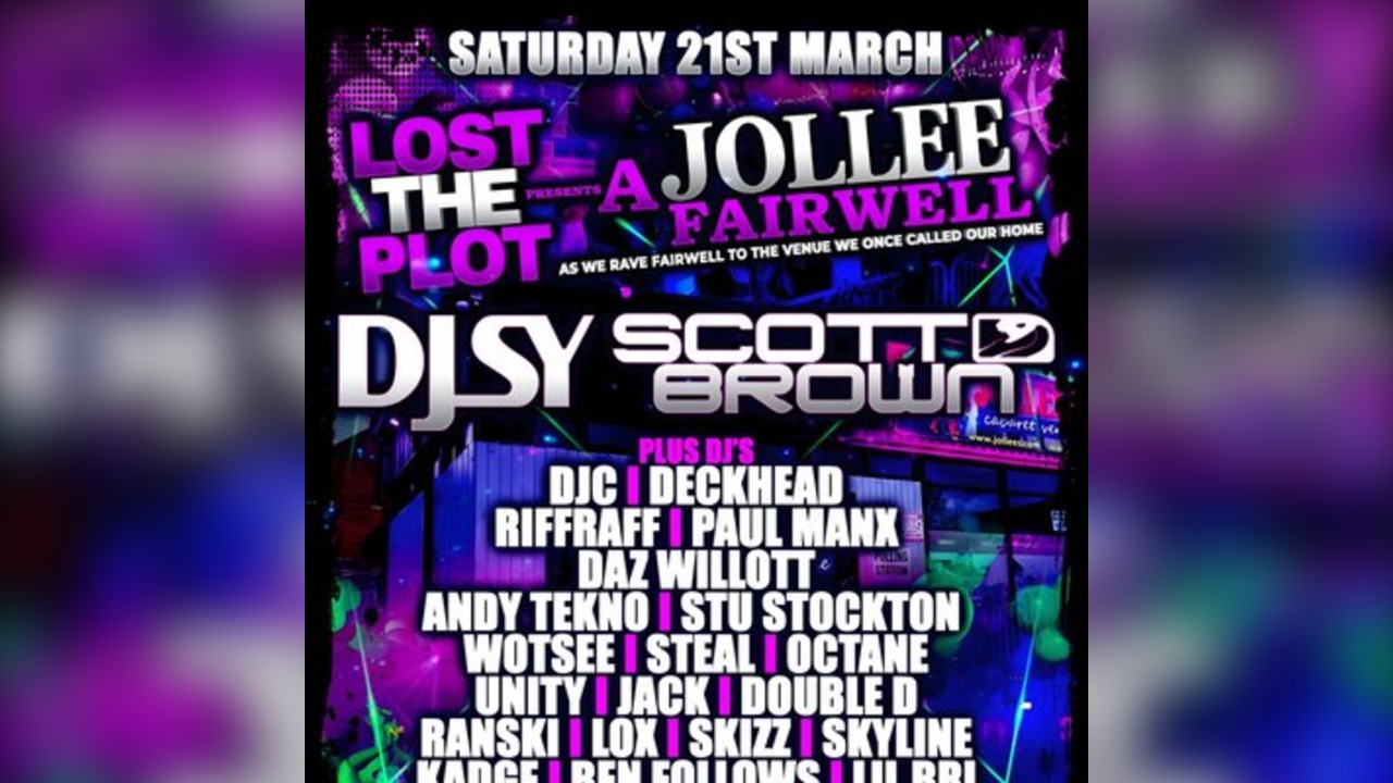 Lost the plot - A JOLLEE FAREWELL