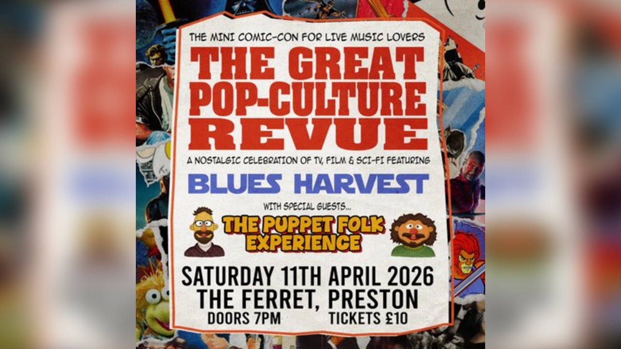 The Great Pop-Culture Revue ft Blues Harvest & Puppet Folk Exp