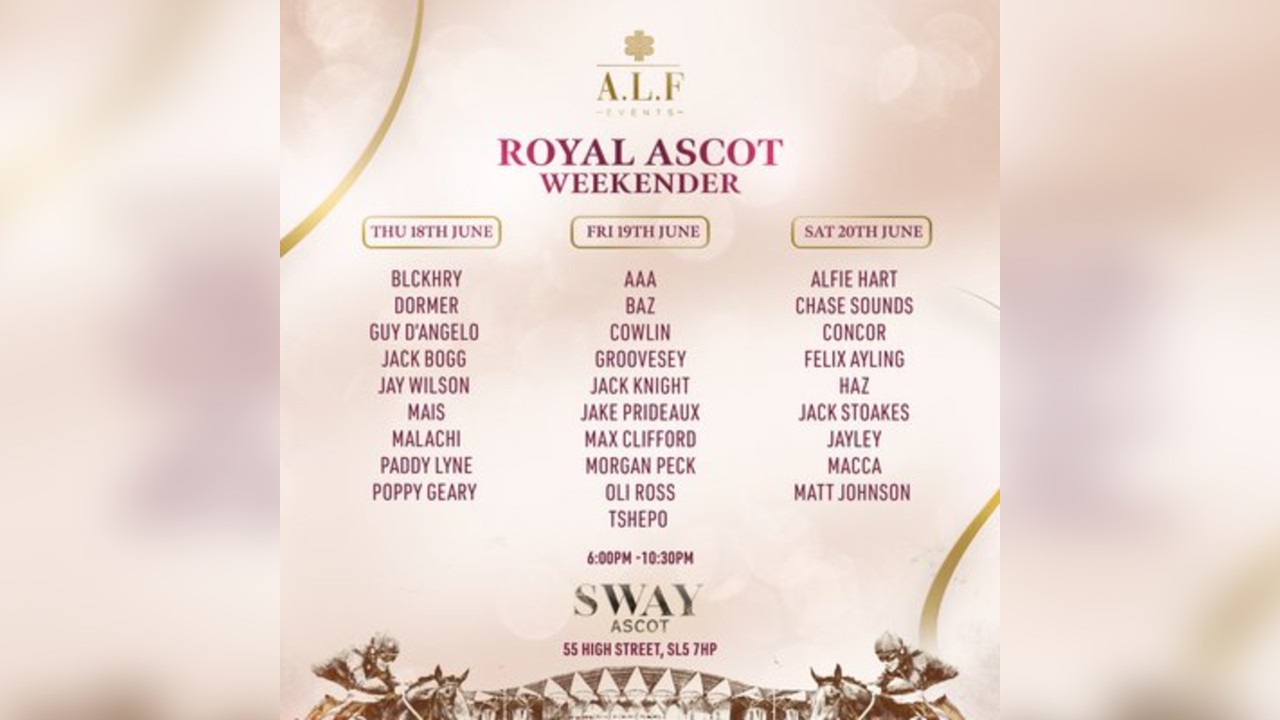 A.L.F Events Royal Ascot Weekender
