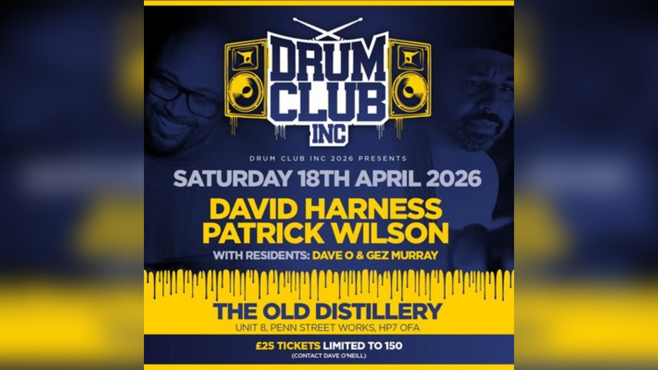 Drum Club Inc with guest David Harness & Patrick Wilson
