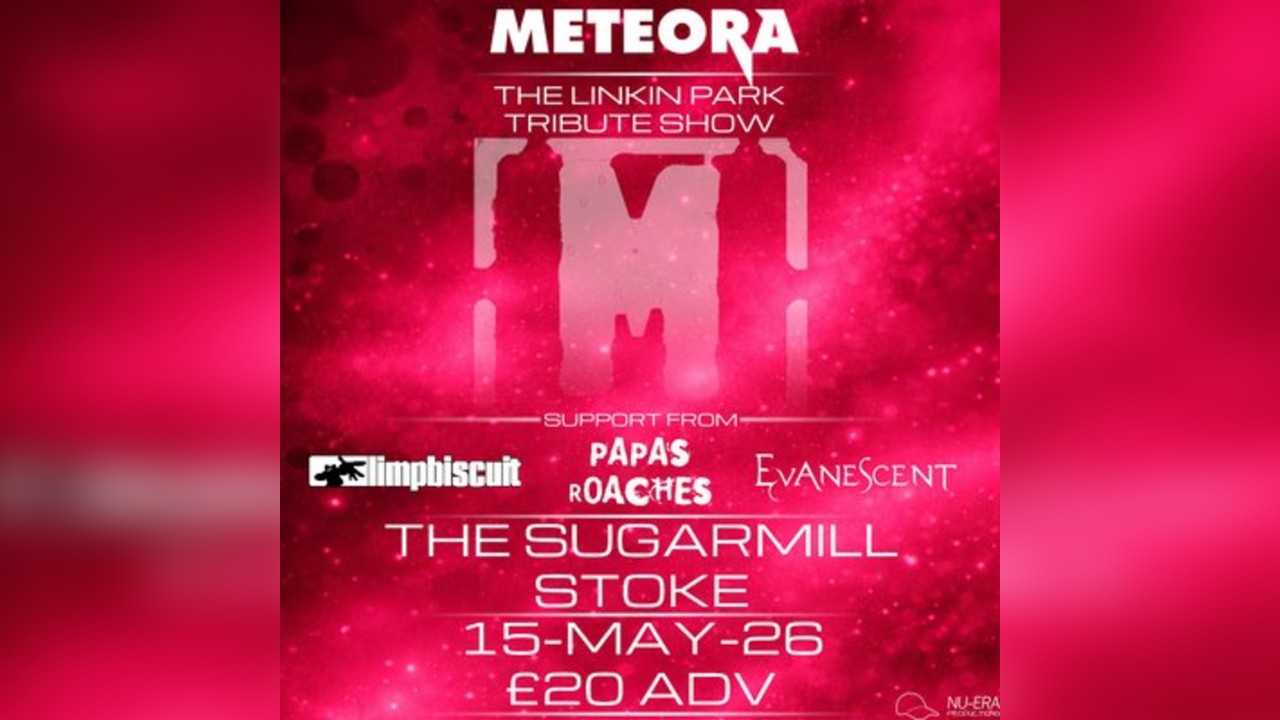 Meteora Linkin Park| Nu Revolution Tour 2026 | Sugarmill Stoke