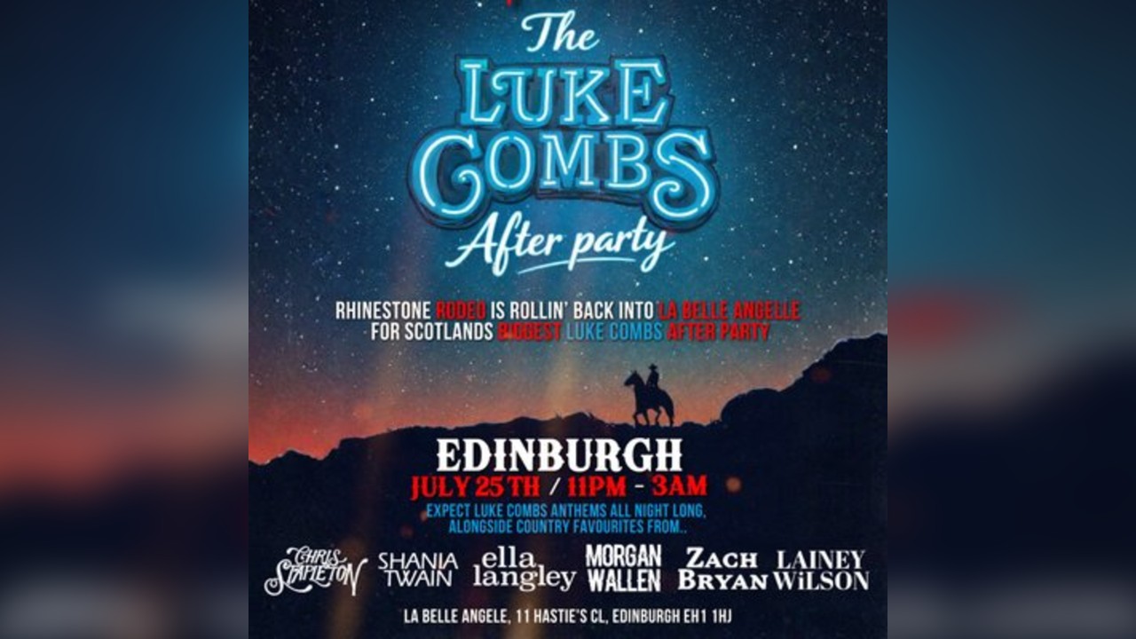 Rhinestone Rodeo: The Luke Combs Afterparty 25th July