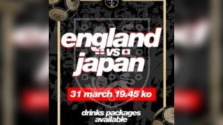 England vs Japan Screening & Drinks