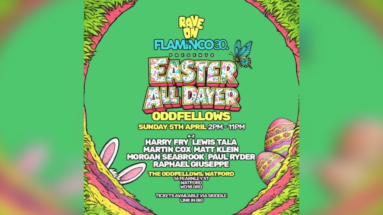 Flaminco30 & Rave On - Sunday 5th April - Oddfellows Watford
