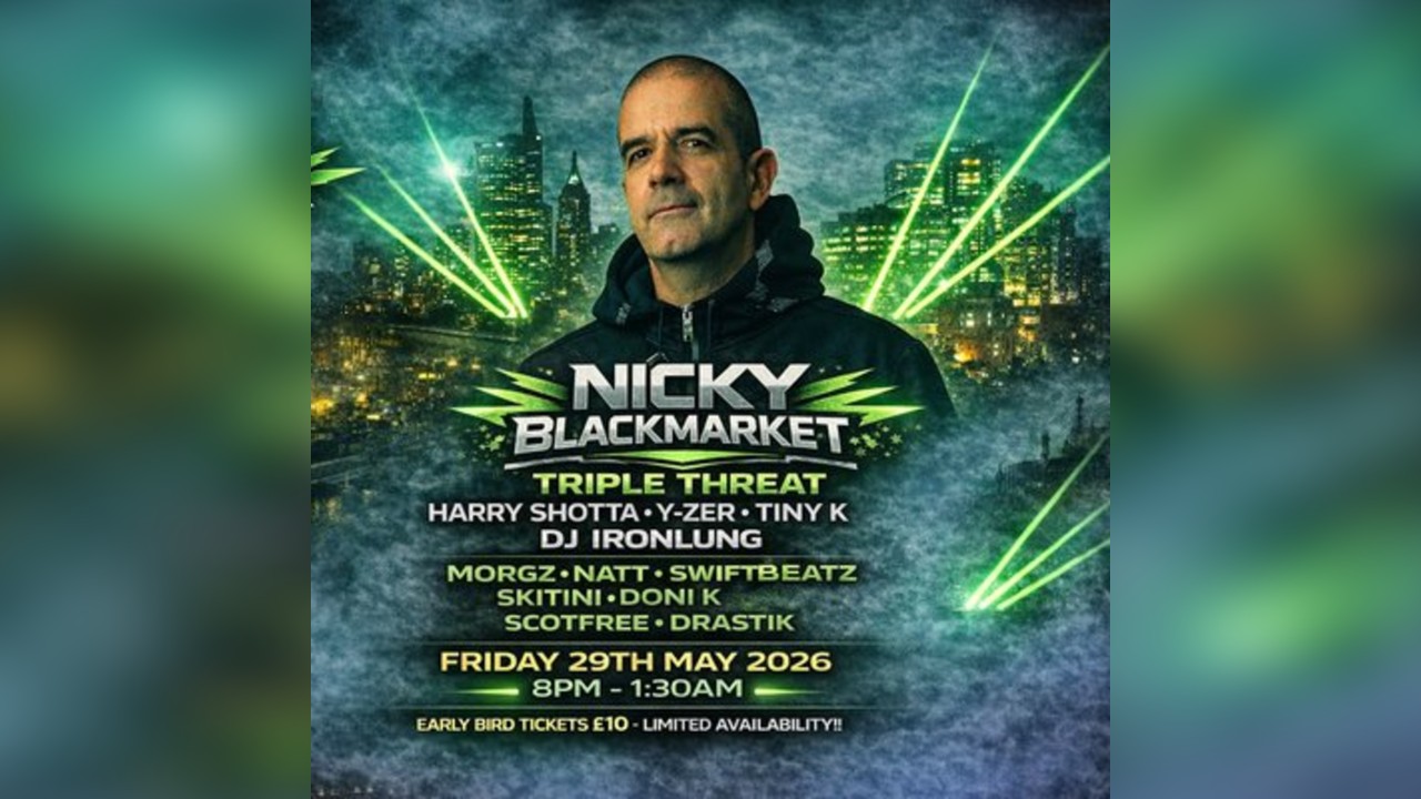 Mangled Panda: London Launch - Nicky Blackmarket + Triple Threat