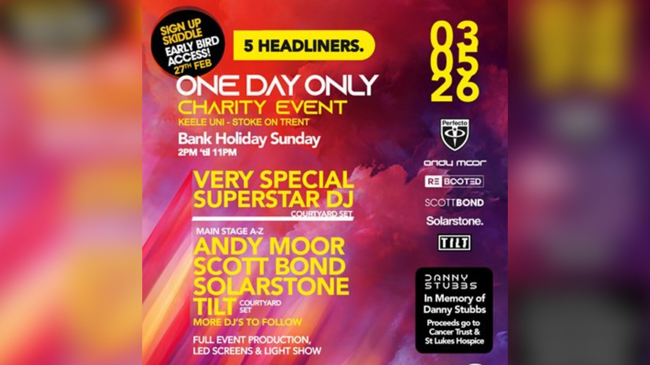 One Day Only - Celebrating Danny Stubbs Legacy