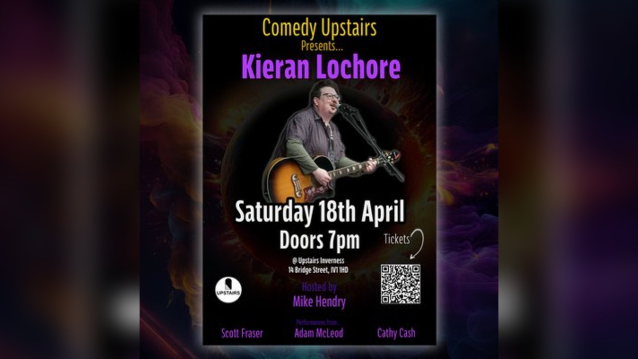 Comedy Upstairs - 18th April - Kieran Lochore