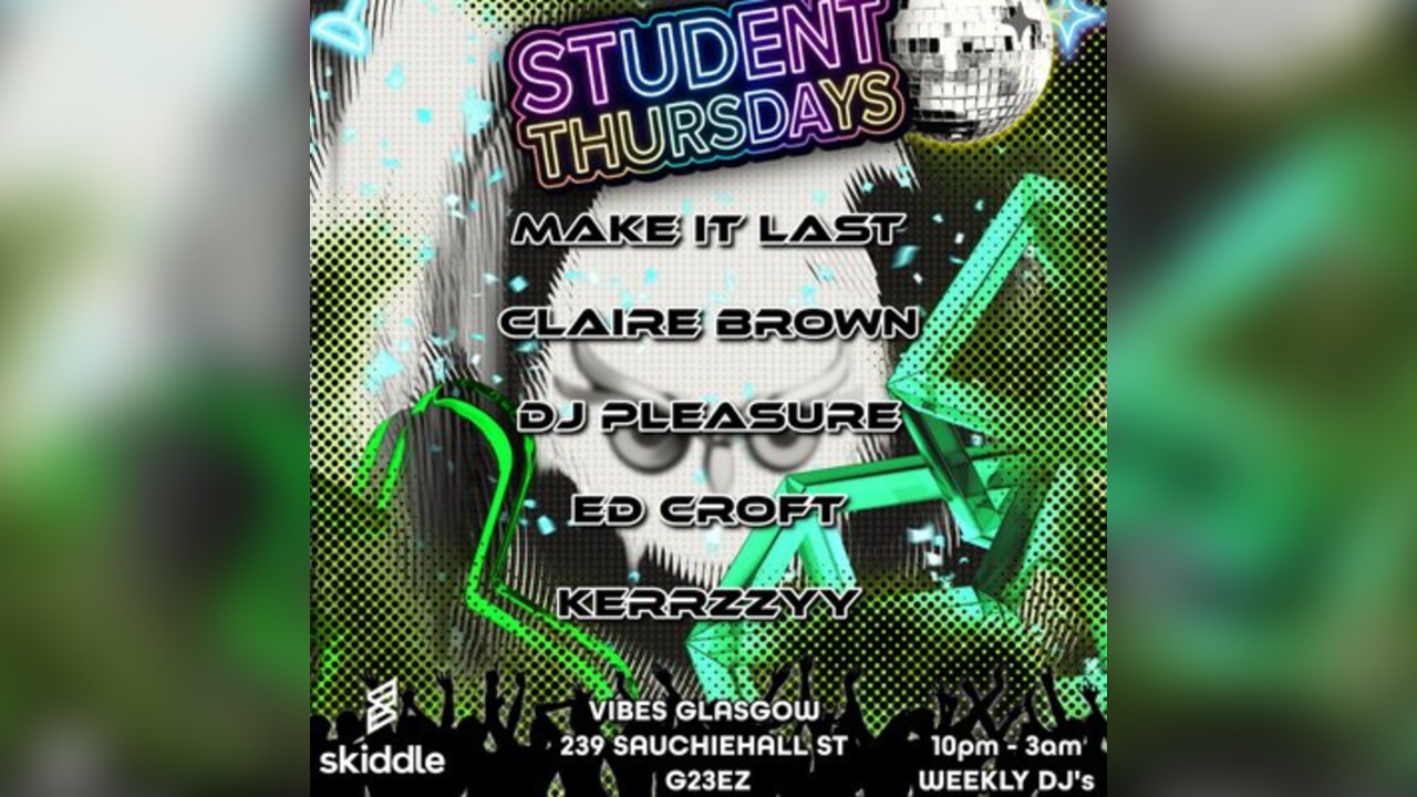 Student's Thursdays Bounce & Techno