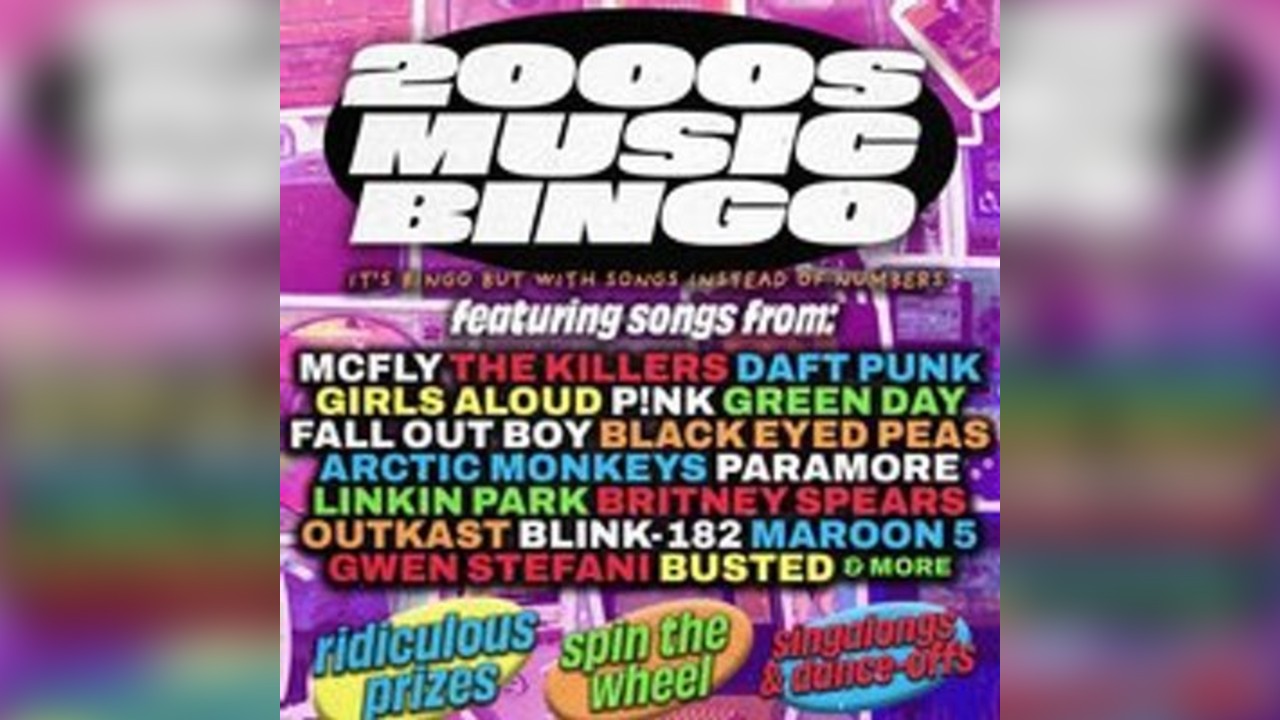 2000s Music Bingo