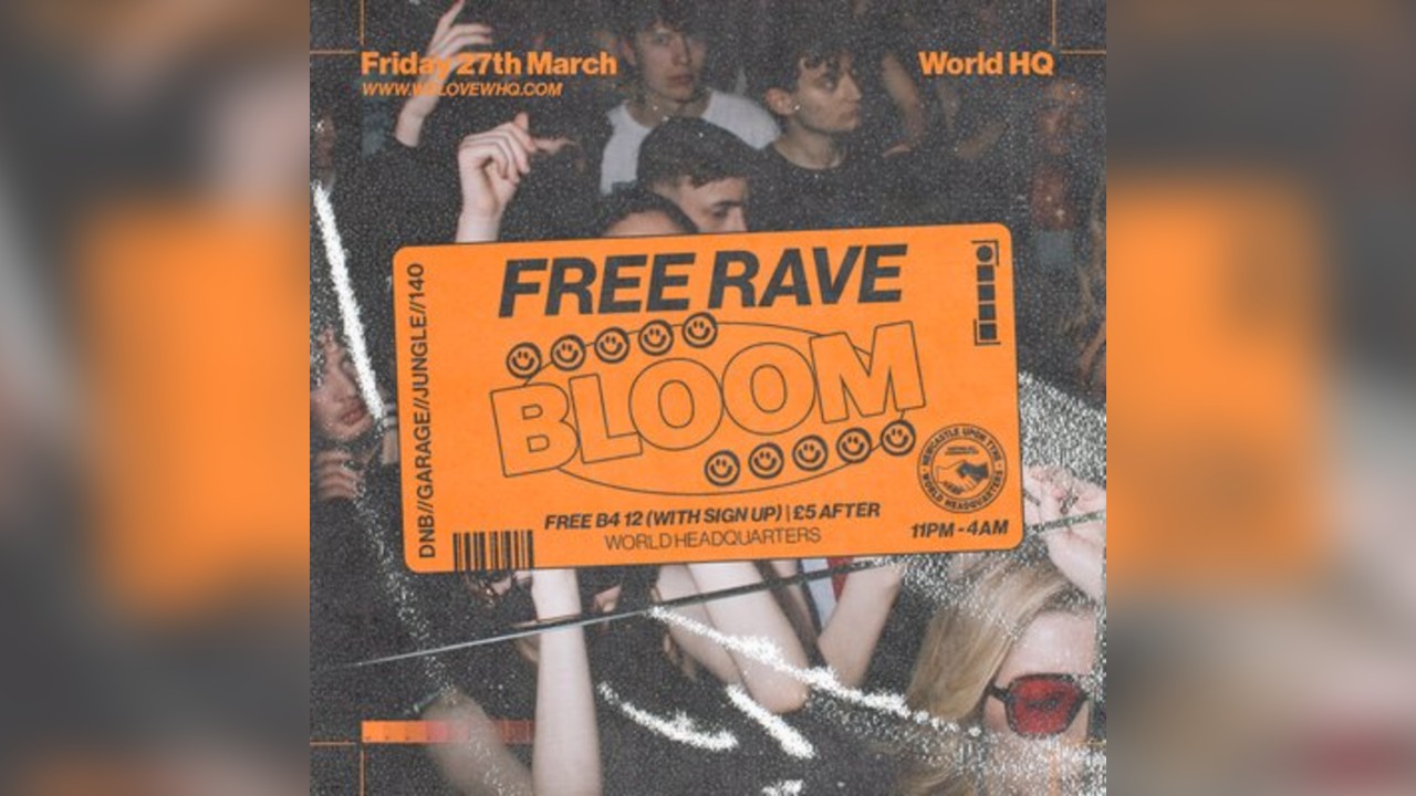 BLOOM - FREE RAVE - D'n'B, Jungle, UK Garage, 140
