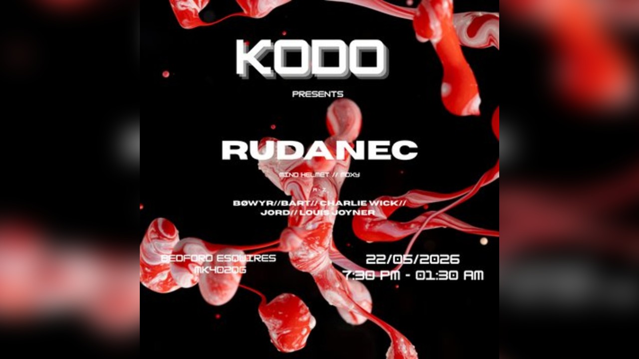 KODO. presents - Rudanec and support