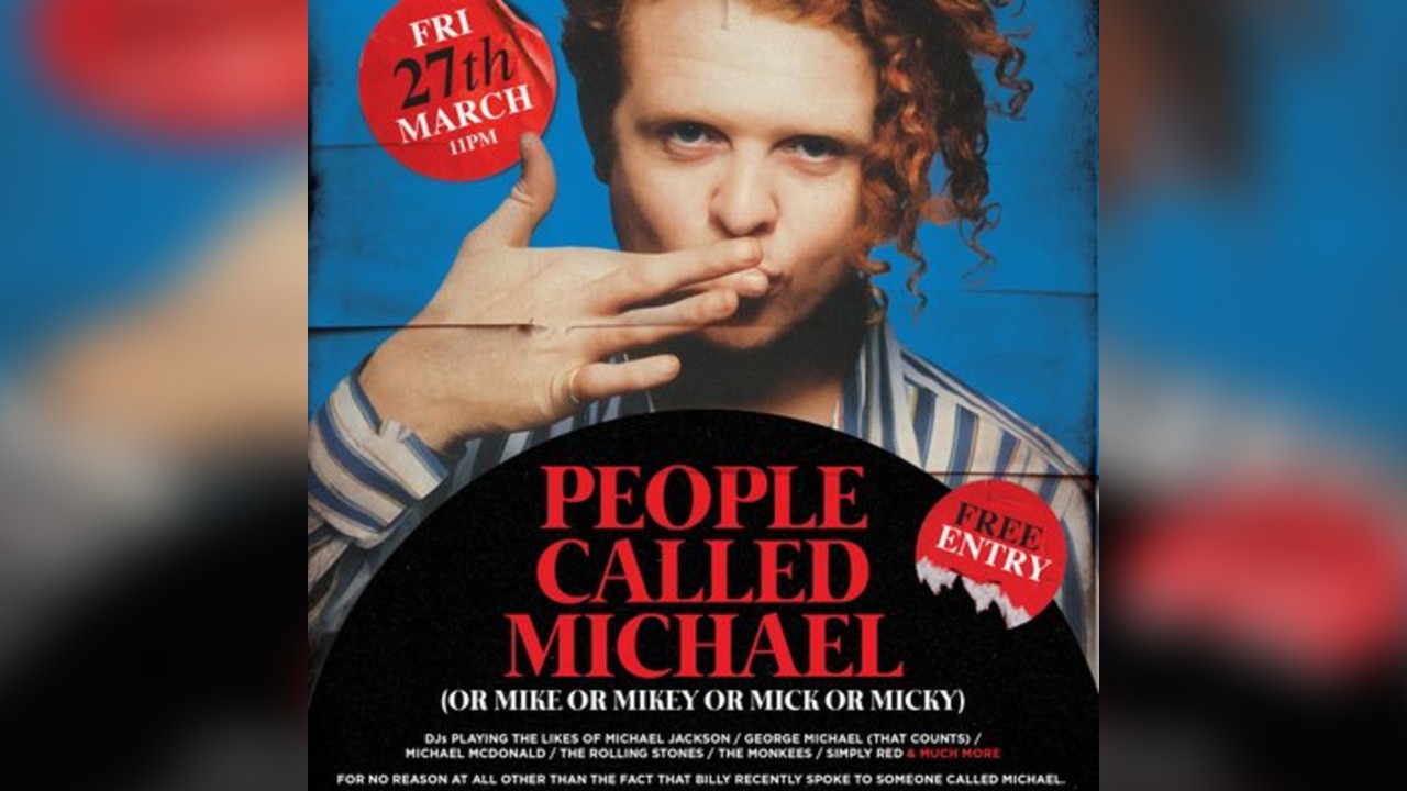 PEOPLE CALLED MICHAEL - A Billy's Special Event