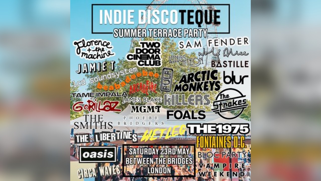 Indie Discoteque Summer Party (London)