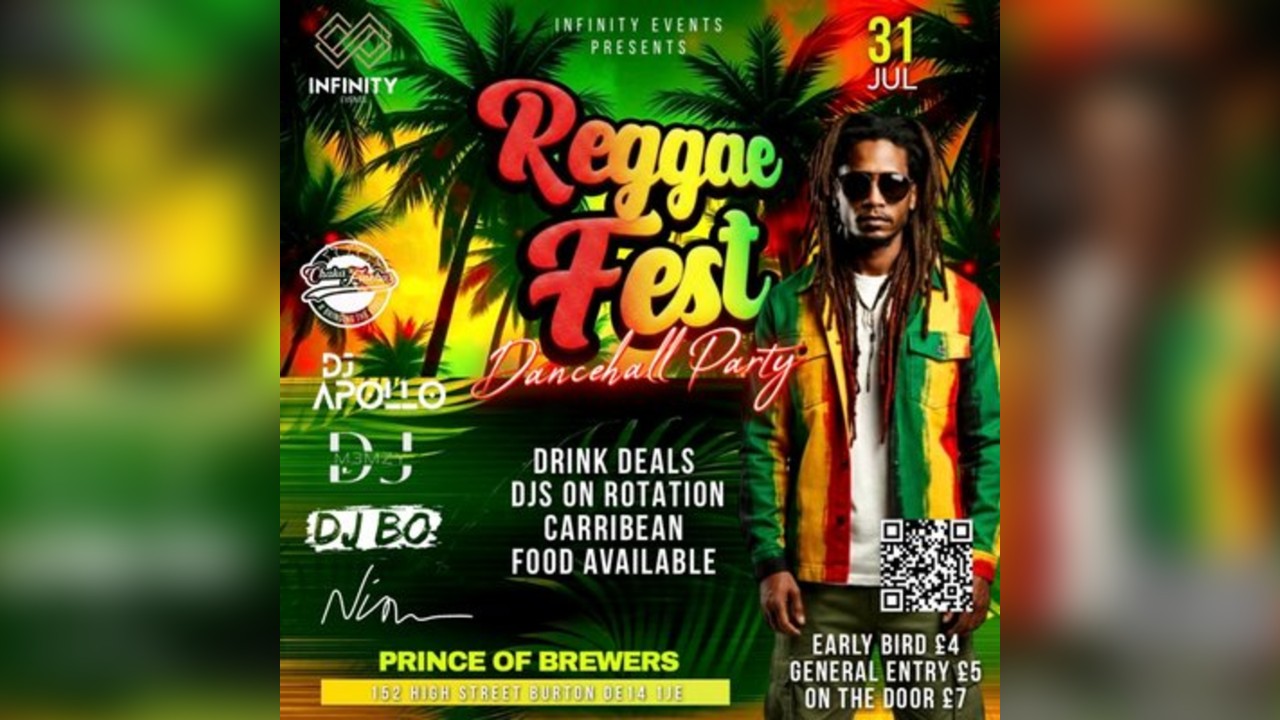 Infinity Events Presents Reggae Fest - Dancehall Party