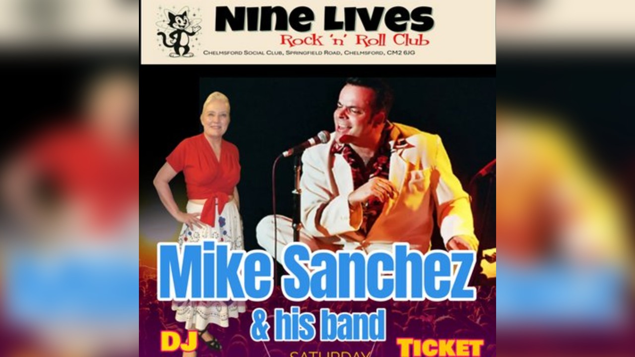 Mike Sanchez & His Band & DJ Alison Bruce At Nine Lives CM26JG