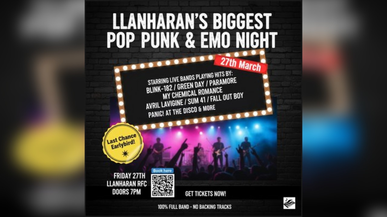 Llanharan's Biggest Pop Punk & Emo Night