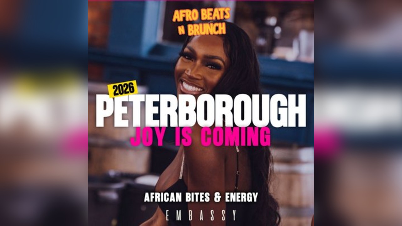 PETERBOROUGH 13th June - Afrobeats N Brunch - Joy is coming