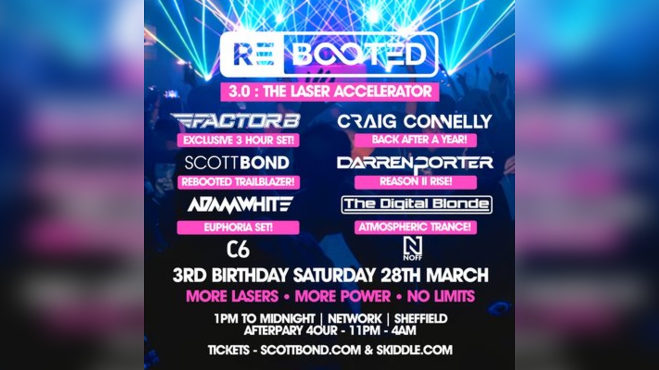 REBOOTED 3.0  Birthday Factor B. Craig Connelly.  Scott Bond