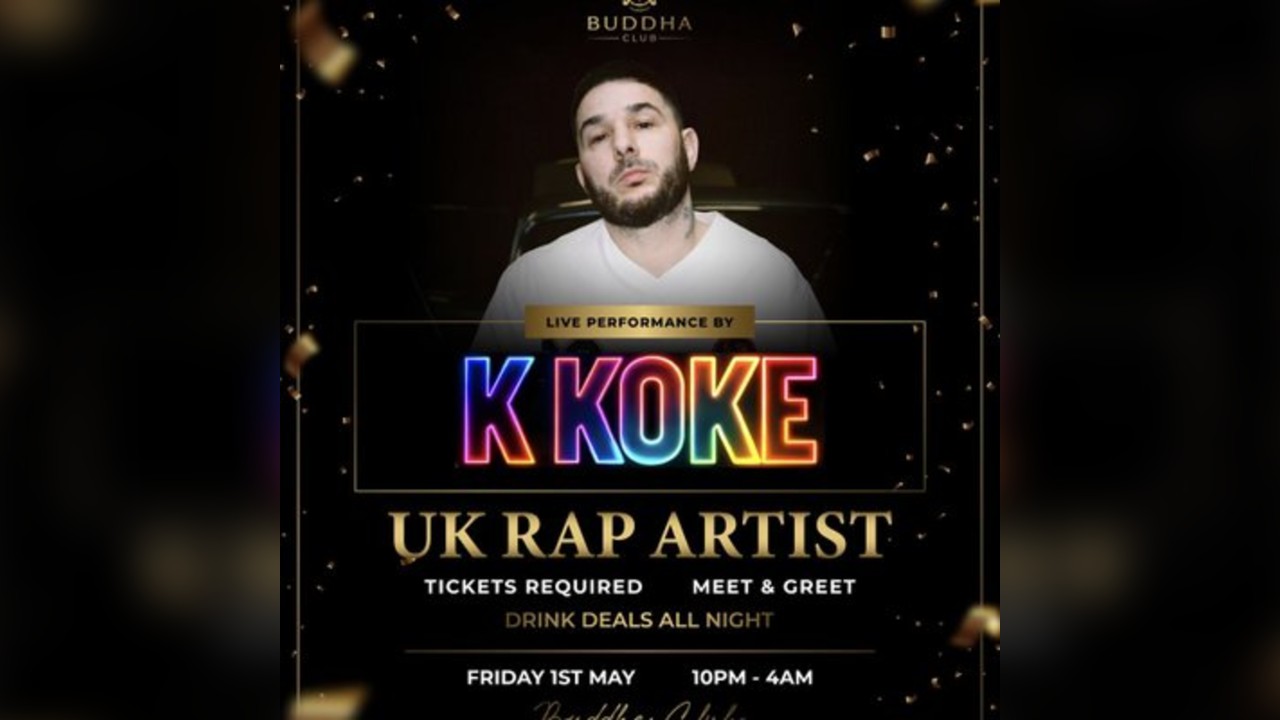 K Koke live performance