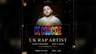 K Koke live performance
