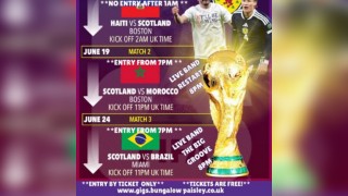 Scotland VS Brasil World Cup 2026 (The Big Groove Live 8pm)