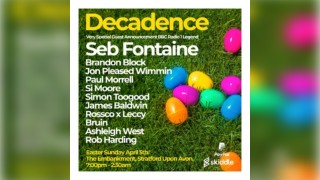 Decadence Boutique Easter Sunday 2026 Stratford Upon Avon
