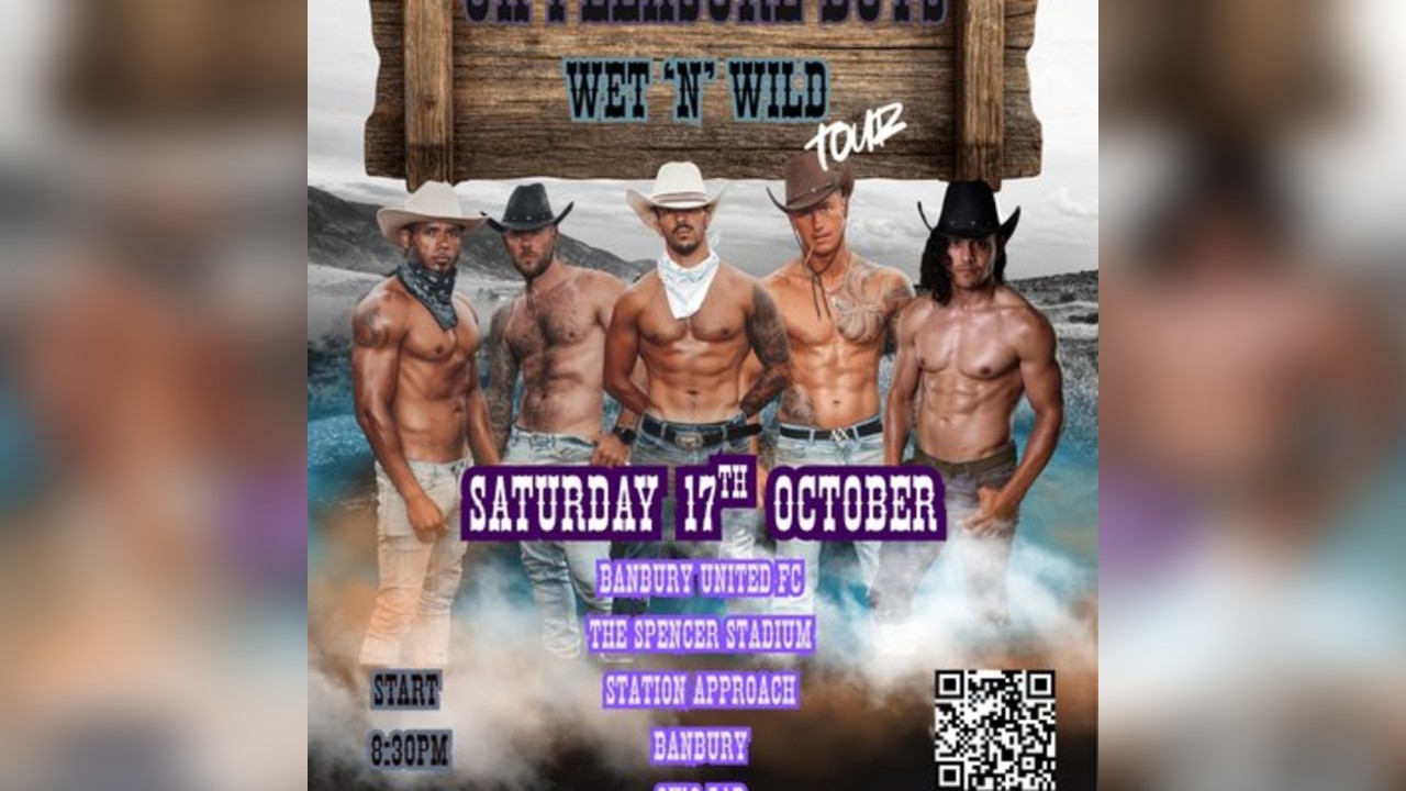 UK Pleasure boys Wet & Wild Tour Banbury