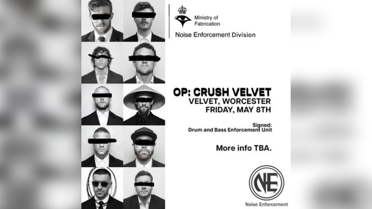NOISE ENFORCEMENT Presents - CRUSH VELVET