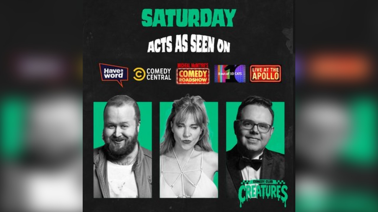 Saturday Night Showcase|| Creatures Comedy Club