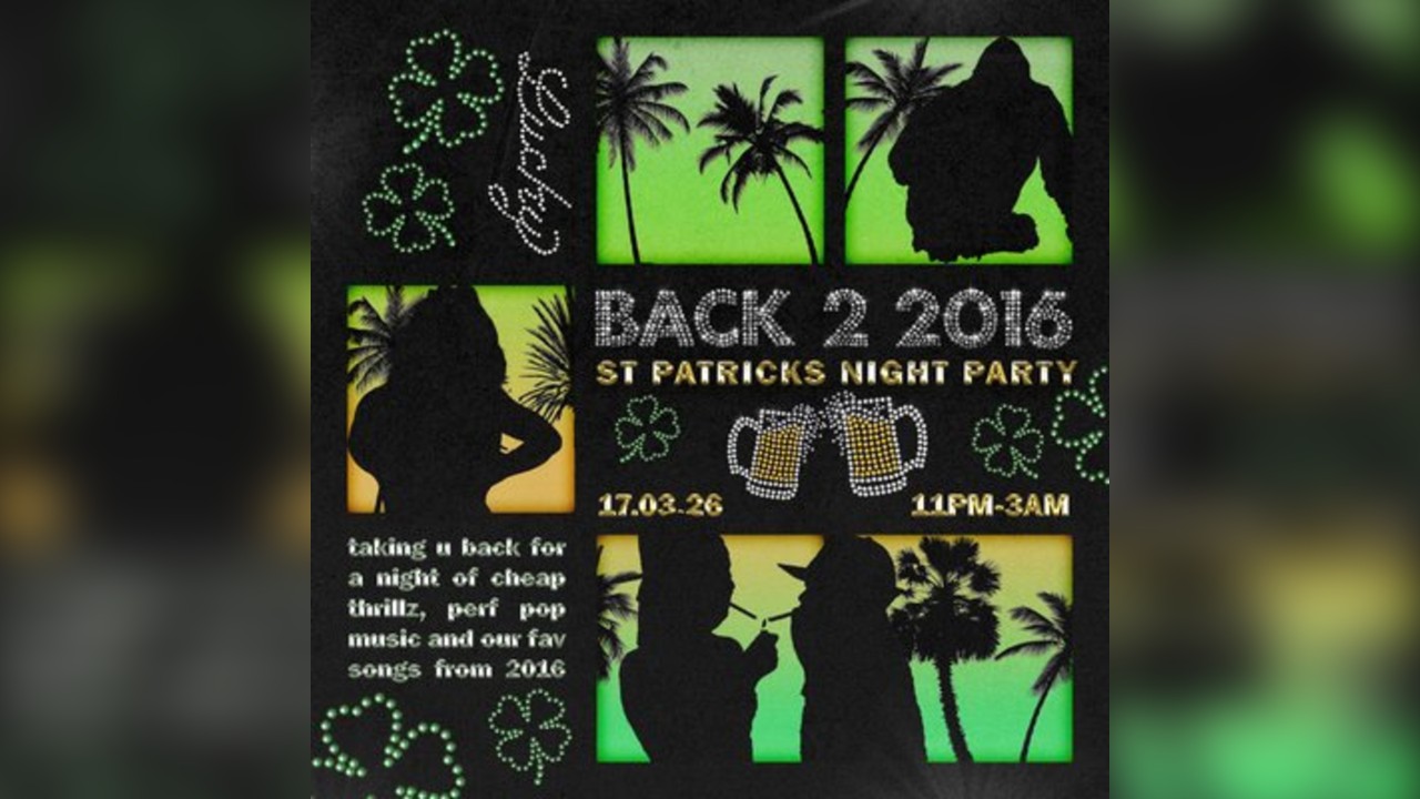 Killer Kitsch - Back to 2016 - St Patricks Day Party