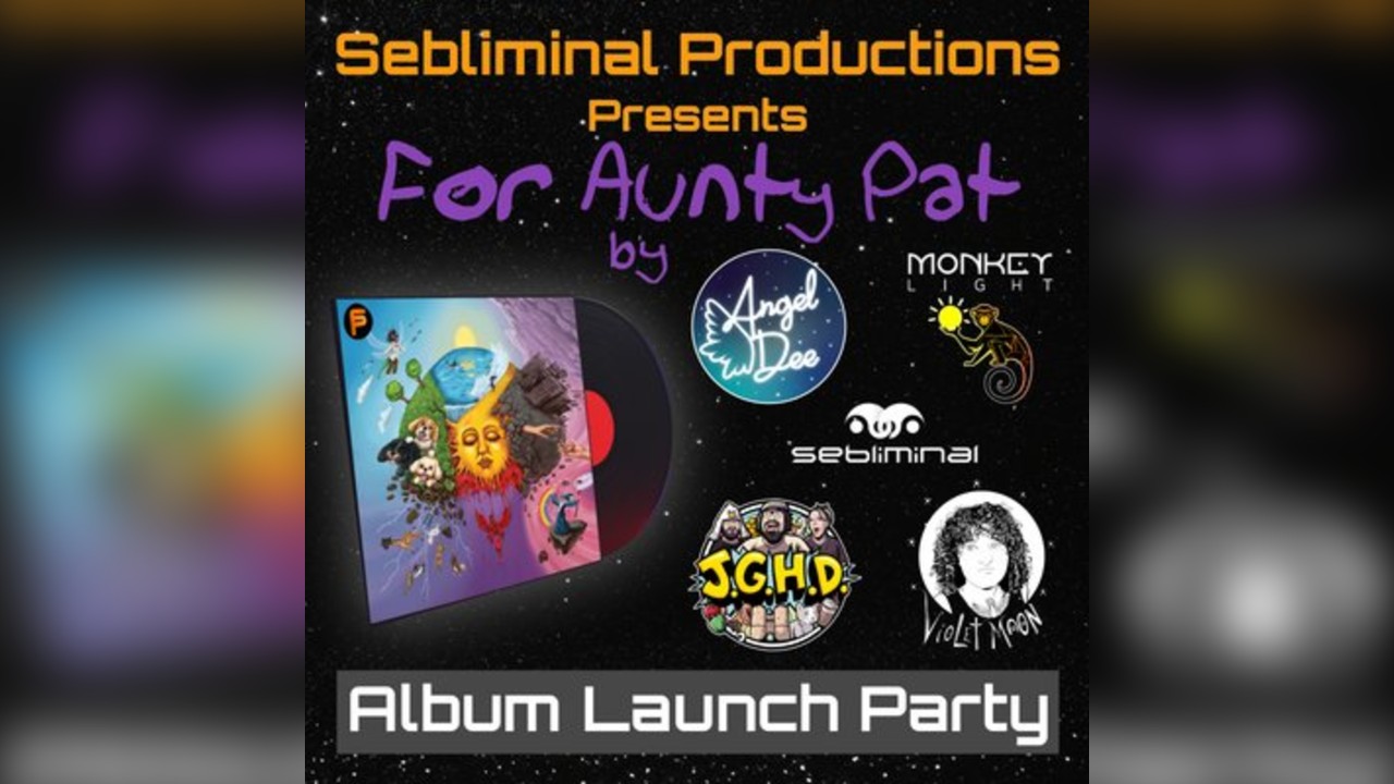 Vinyl Album Launch Party - 'For Aunty Pat' by Angeldee + Guests