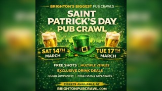 Saint Patrick´s Day Pub Crawl - Brighton