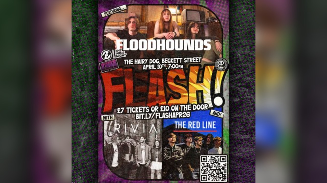 FLASH featuring FloodHounds plus RIVIA, and The Red Line