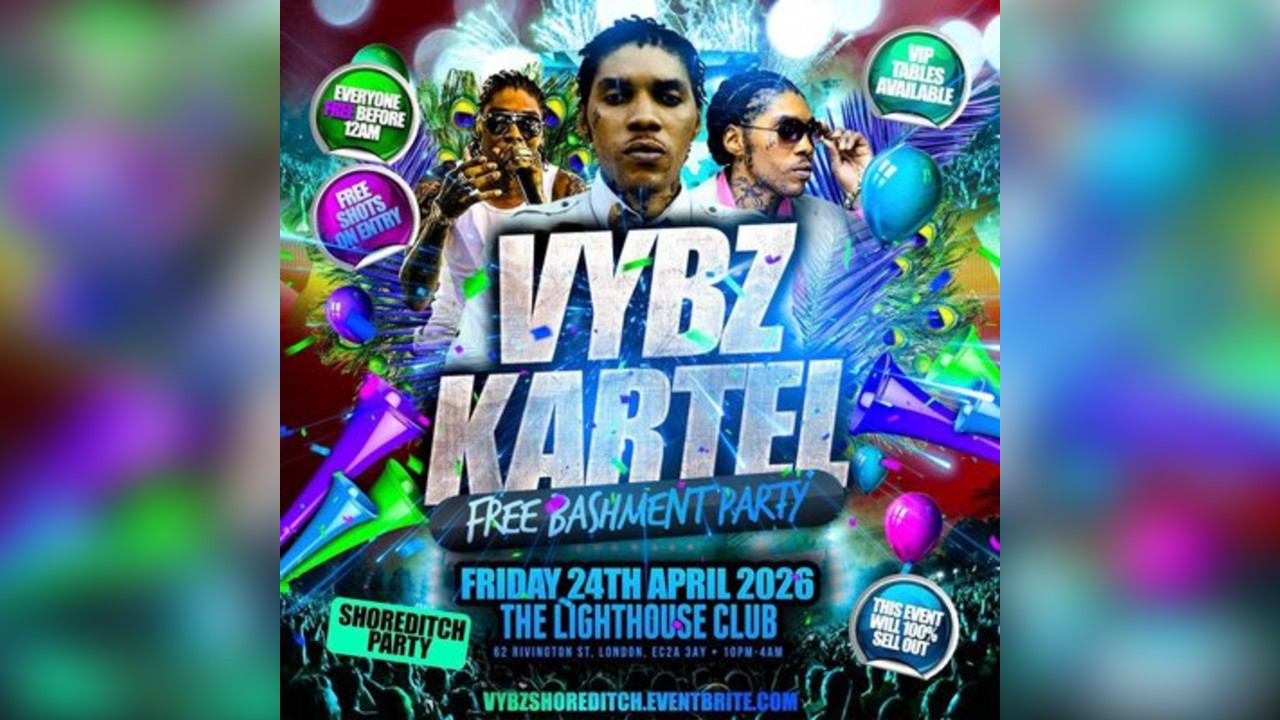 Vybz Kartel - Free Bashment Party - Everyone Free Before 12AM