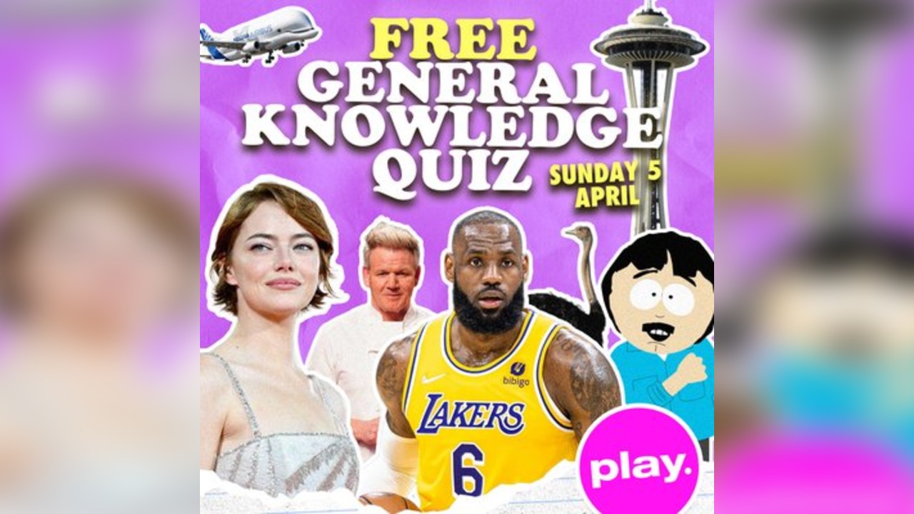 Free Entry General Knowledge Pub Quiz