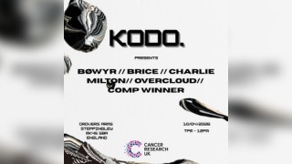 KODO. Presents cancer research fundraiser