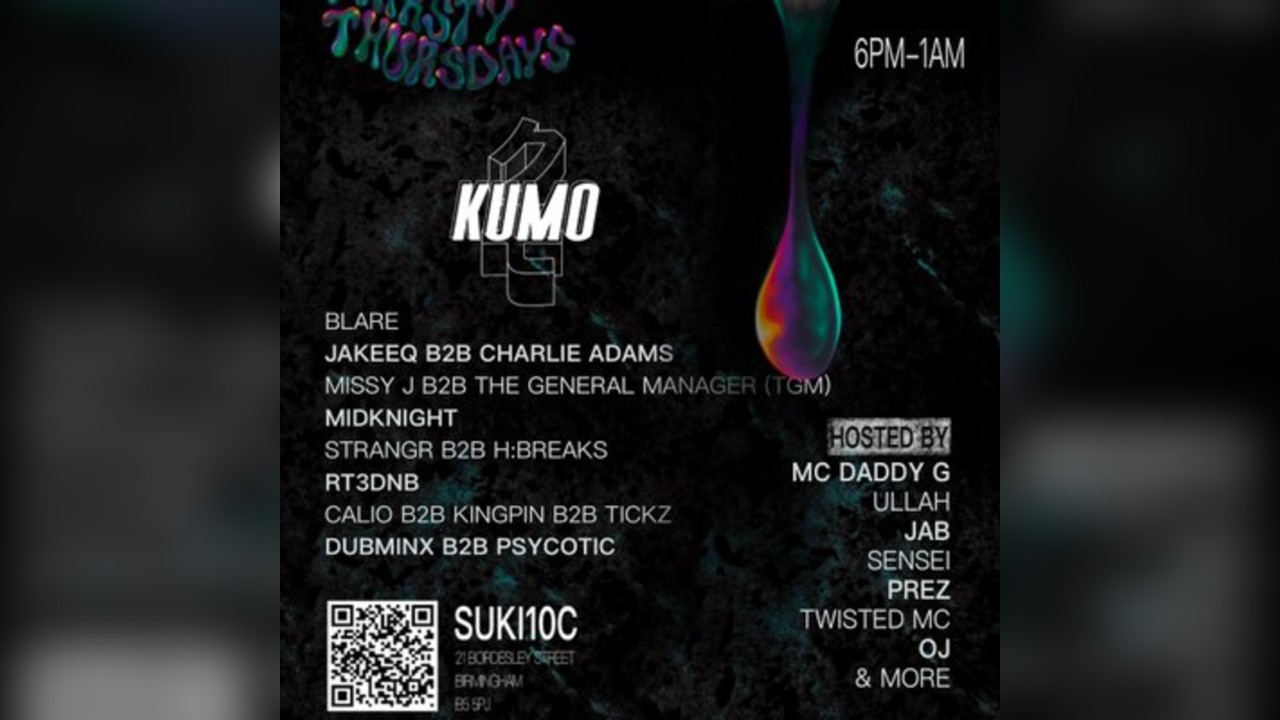 Thirsty Thursdays @ Suki10c (FREE TICKETS AVAILABLE)