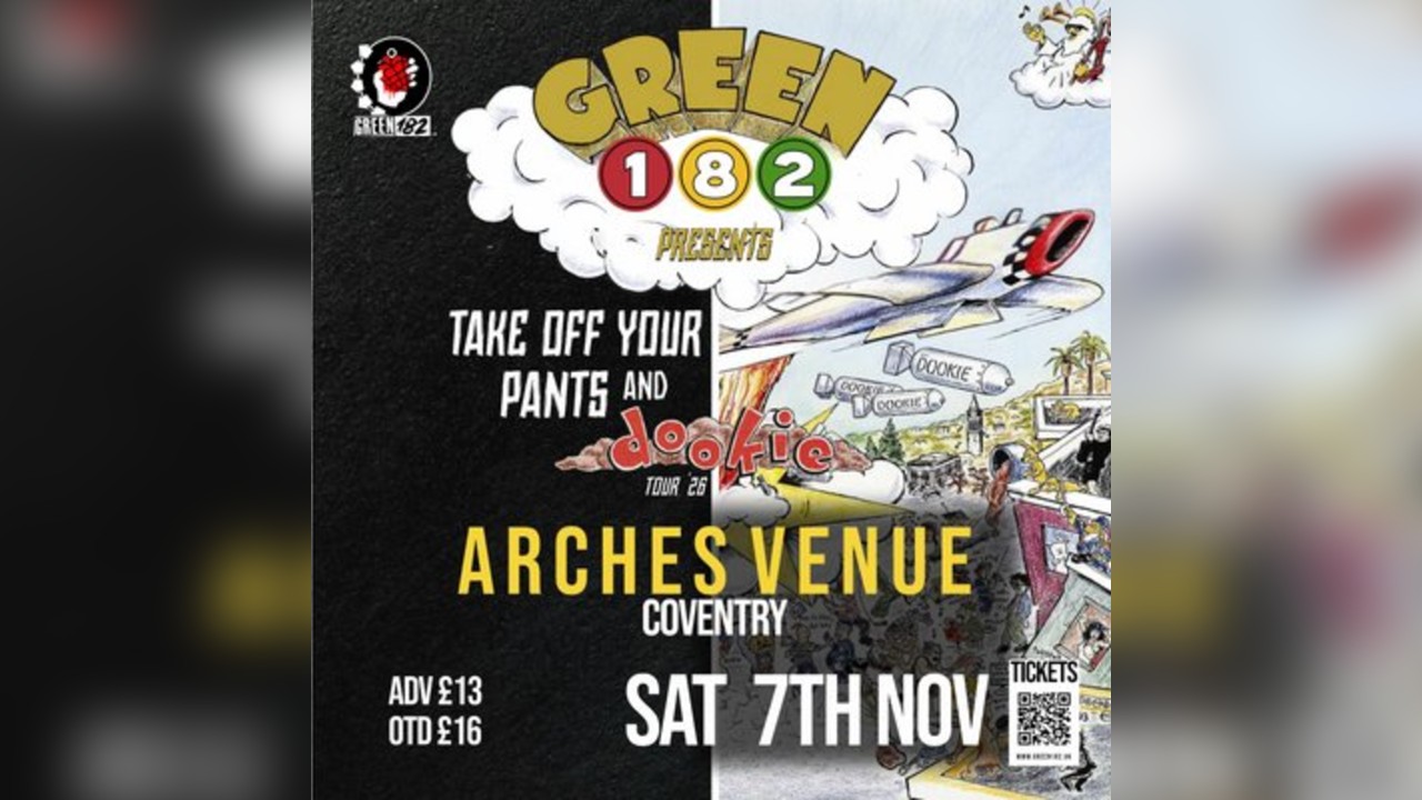 GREEN 182 Presents 'Take off your Pants and Dookie Tour 26'