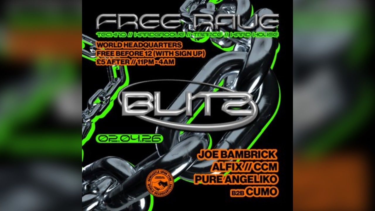 BLITZ - Techno/Hardgroove/Trance/Hard Dance - FREE RAVE