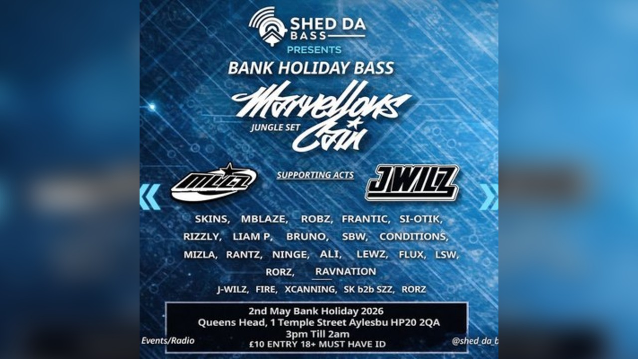 Shed Da Bass May Bank Holiday Bass