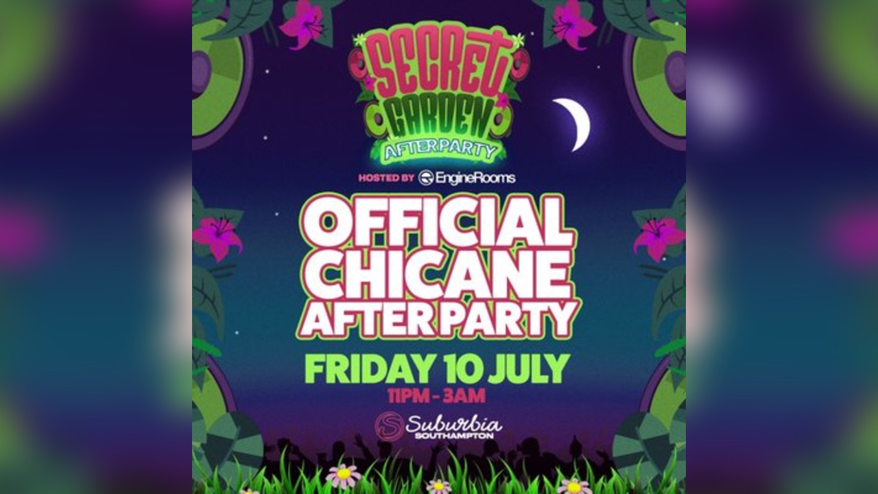 Chicane In The Garden Official Afterparty | Suburbia Southampton