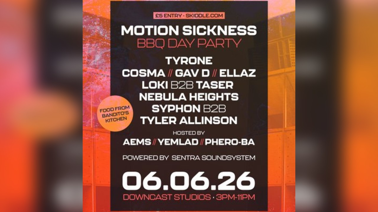 MOTION SICKNESS BBQ 2026: Powered by SENTRA SOUND SYSTEM