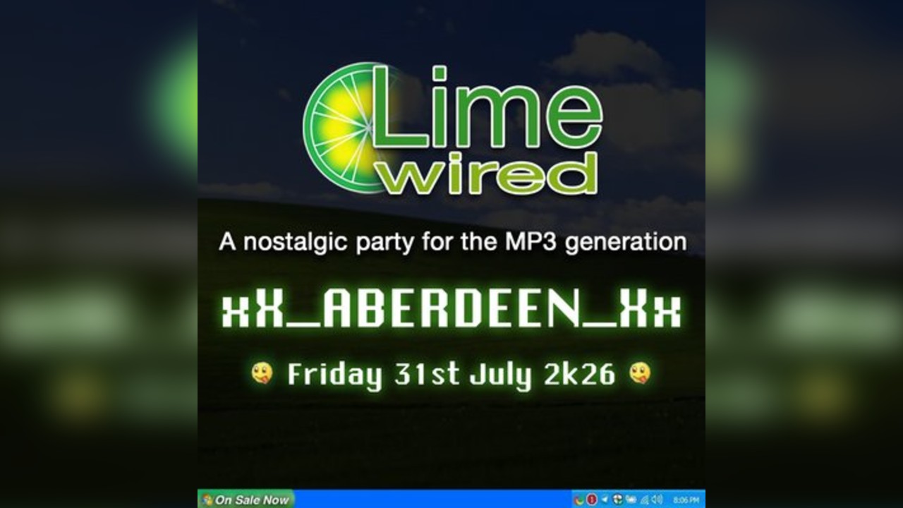 LIMEWIRED: A 2000s Nostalgia Party - Aberdeen