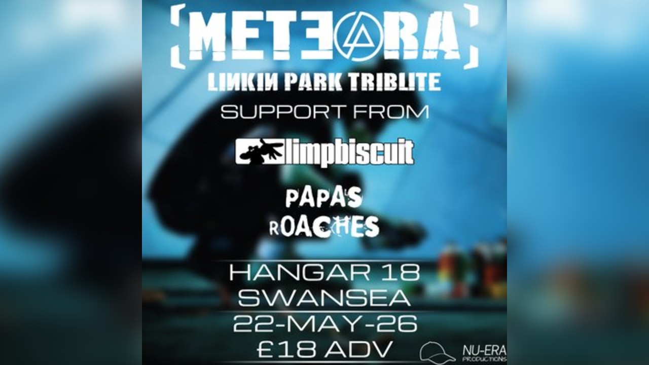 Meteora | Limp Biscuit | Papa's Roaches | Hangar 18 Swansea