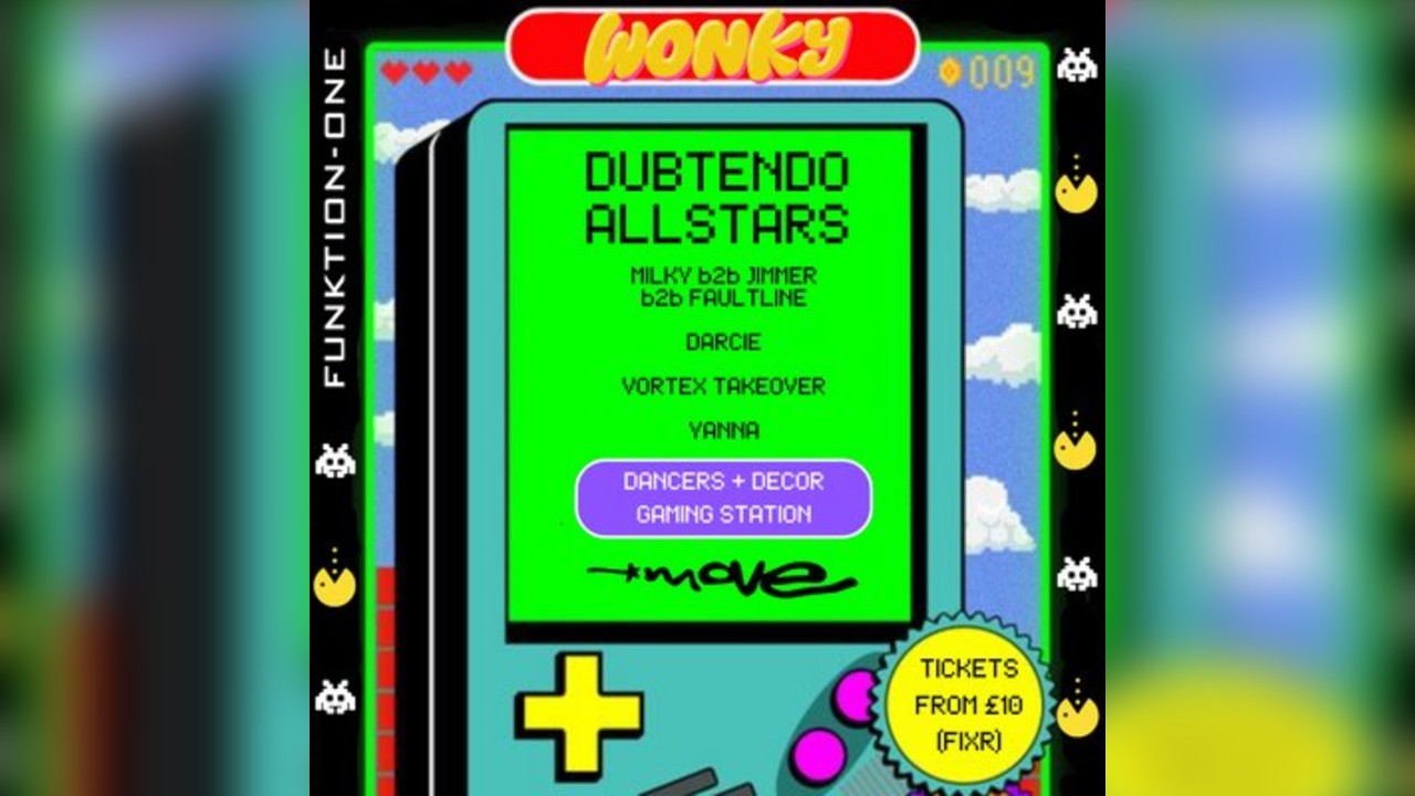 Wonky presents: DUBTENDO - 29.05.26 - Exeter