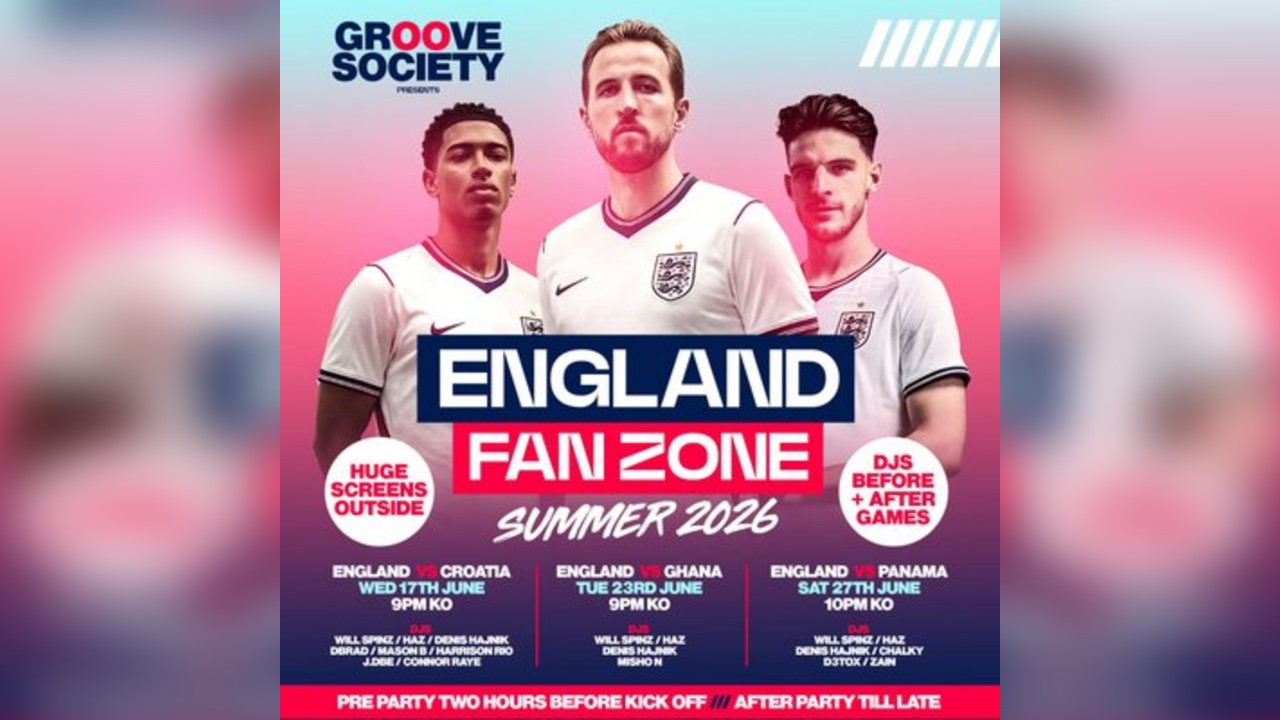 Groove Society England Fan Zone at Winkers