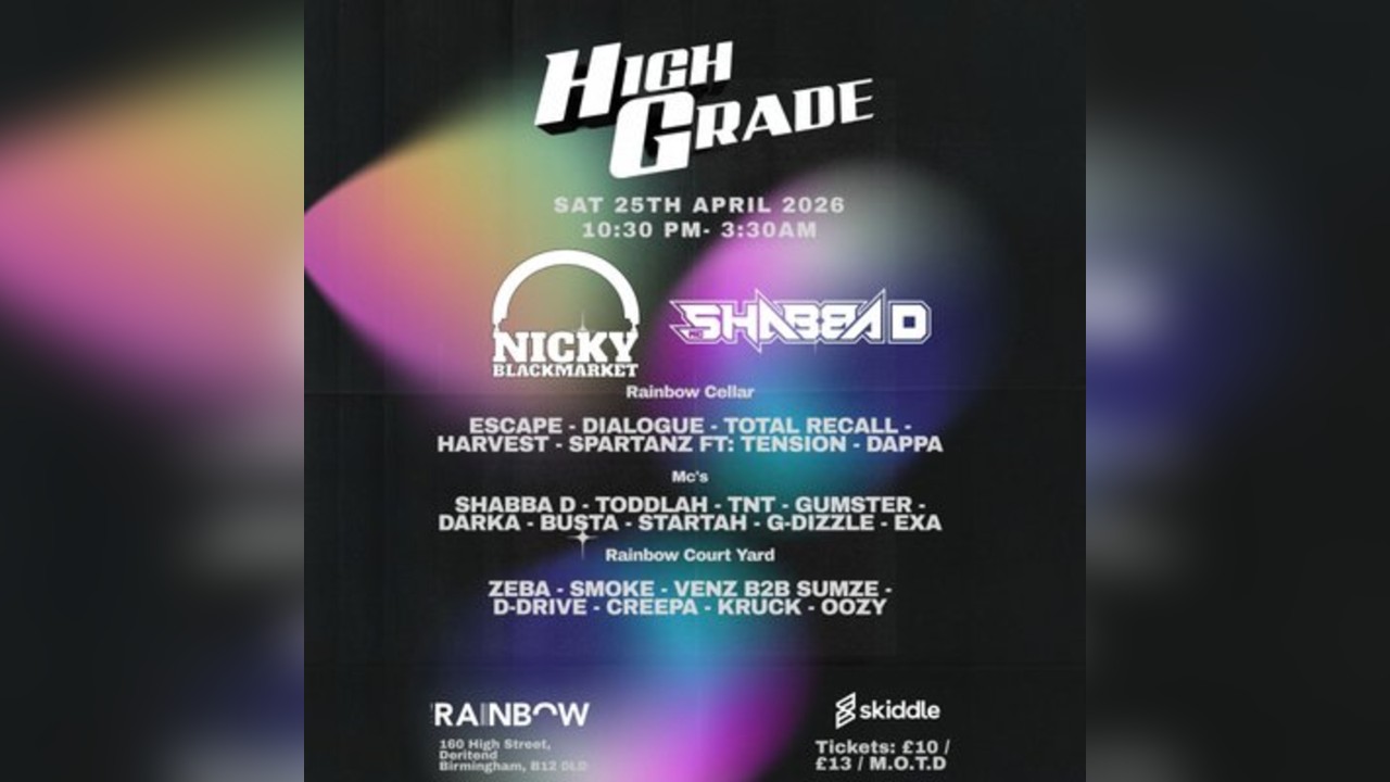 HIGH GRADE w/ Nicky Blackmarket & MC Shabba