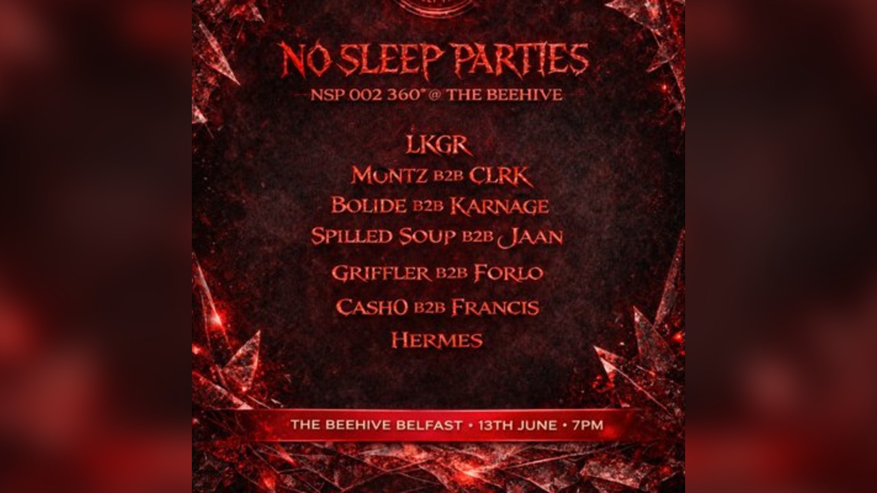 NO SLEEP PARTIES: NSP 002 - 360° @ The Beehive